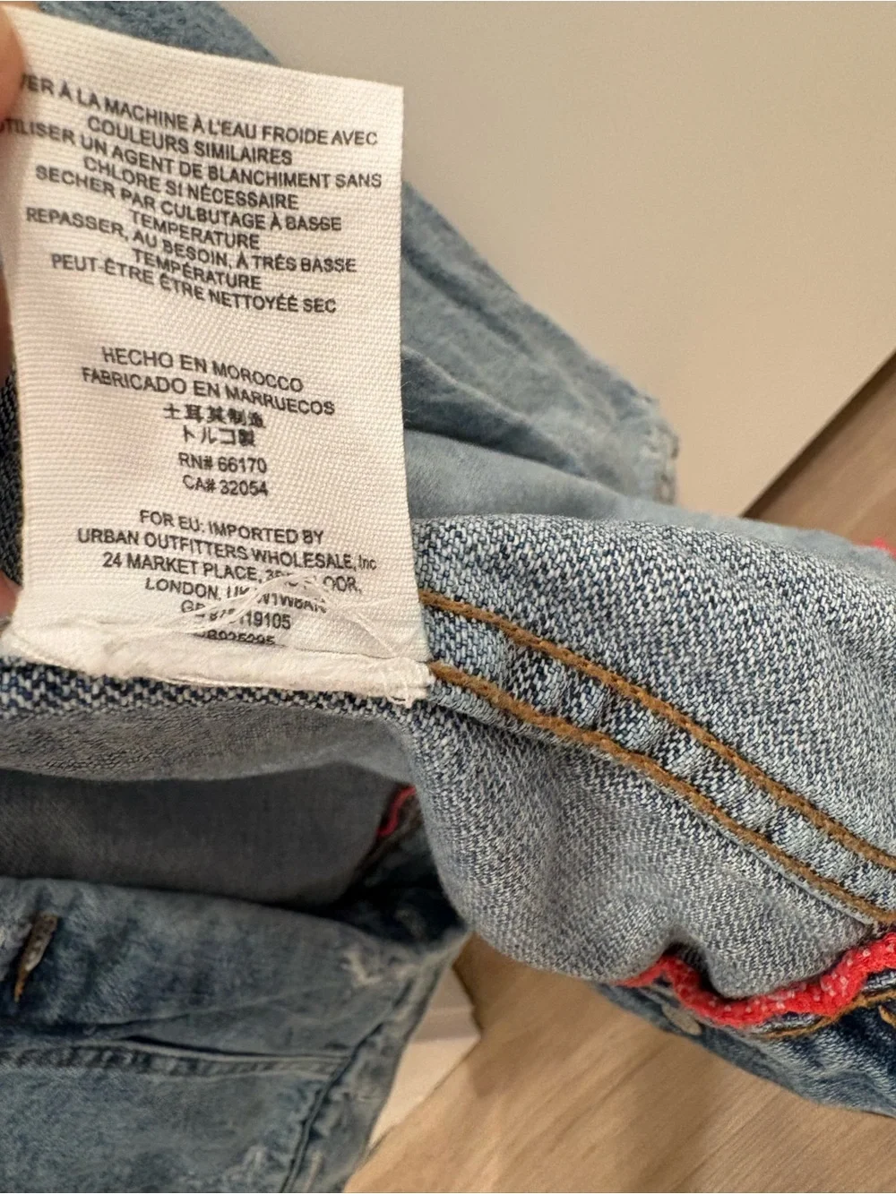 Free People Distressed Denim Jean Jacket *Read*